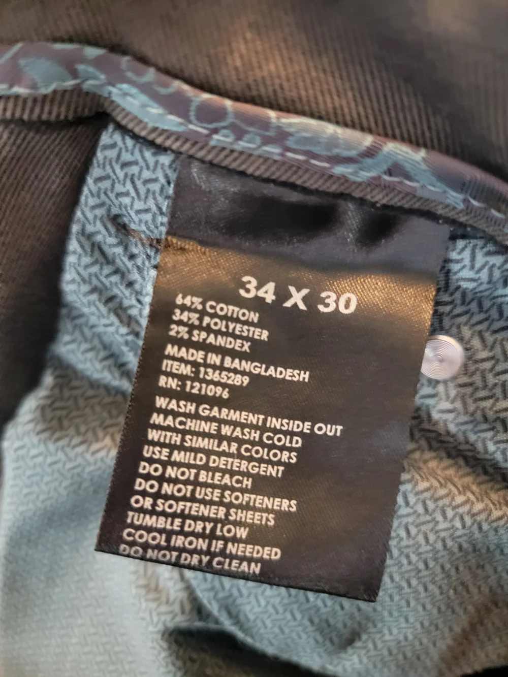 English Laundry Mens 5 Pocket Mid-Rise 365 Pant Grey 34x30